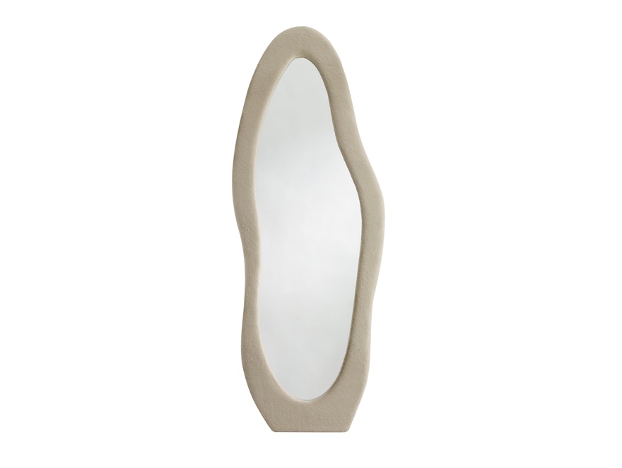 SalesFever® Spiegel mit Rahmen aus Kunstfell 60x160 cm Champagner Scepter 367216 - 3