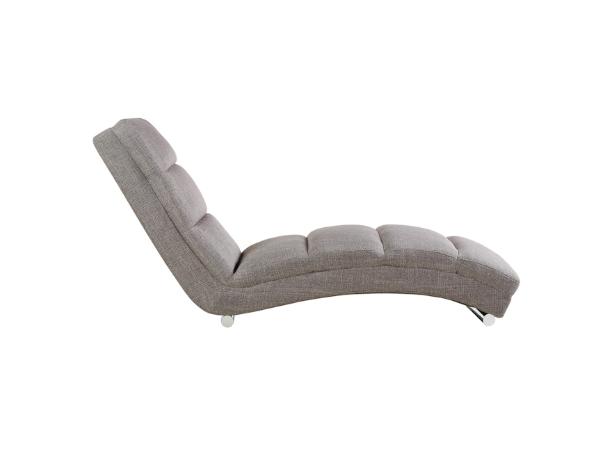 SalesFever® Designer Chaiselongue aus Strukturstoff Grau Sento 367650 - 4