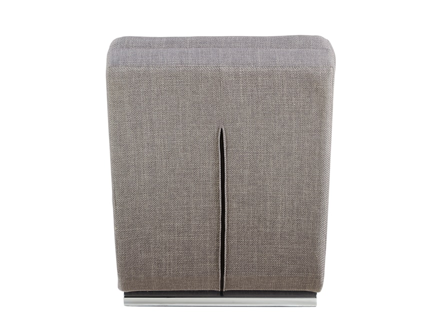 SalesFever® Designer Chaiselongue aus Strukturstoff Grau Sento 367650 - 6