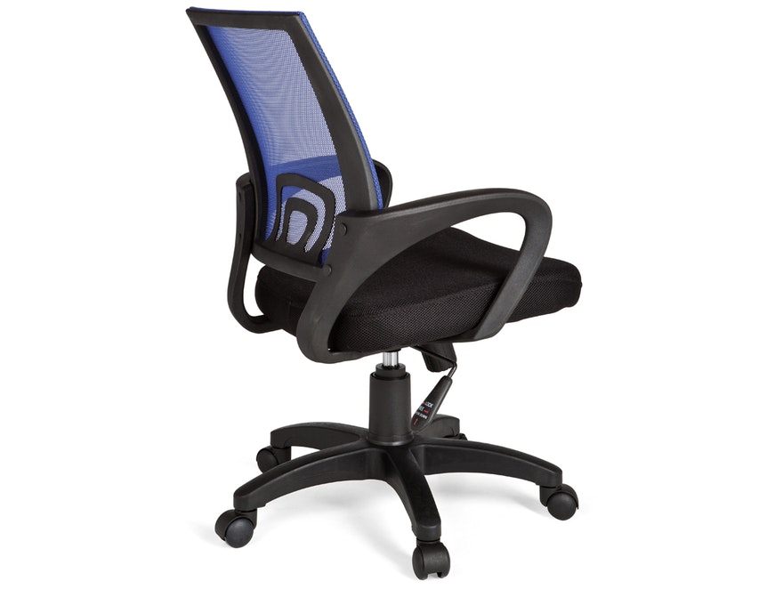 SalesFever® Schreibtischstuhl blau Corso Stoff / Netz 9421 - 4