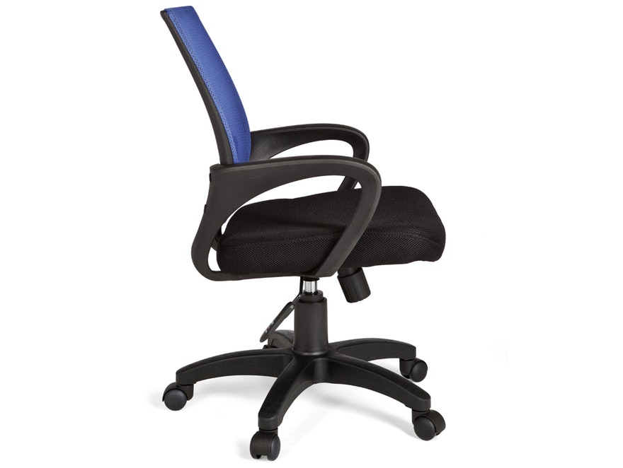 SalesFever® Schreibtischstuhl blau Corso Stoff / Netz 9421 - 3