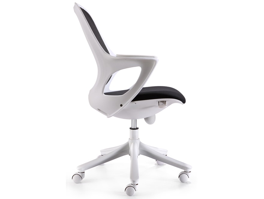 SalesFever® Schreibtischstuhl schwarz/weiß Severo aus Stoff 9435 - 3