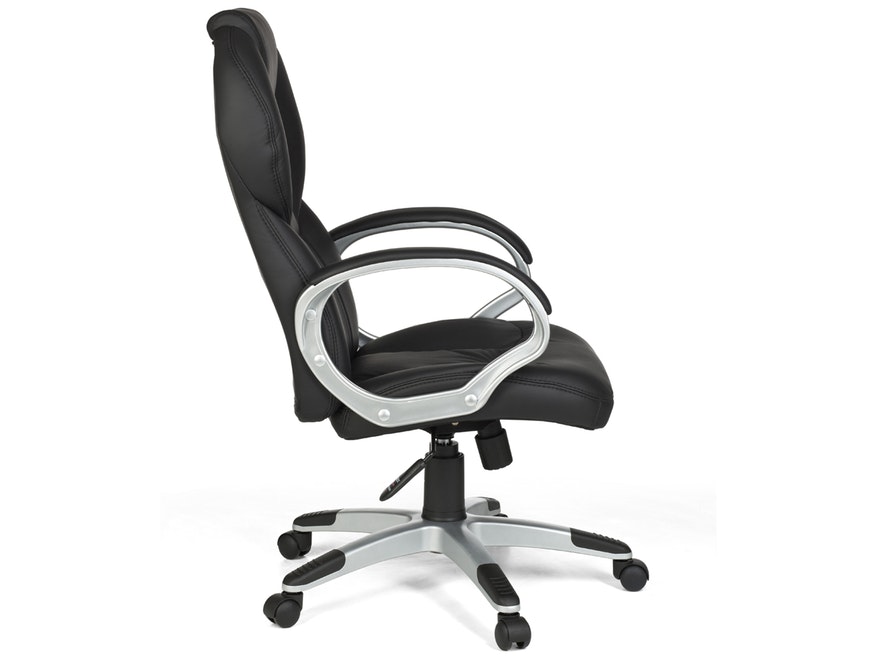 SalesFever® Schreibtischstuhl schwarz Surbo mit hoher Lehne 9436 - 3