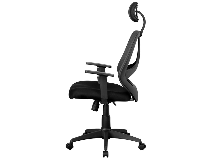 SalesFever® Schreibtischstuhl schwarz Zamora mit Netzbezug 11111 - 3