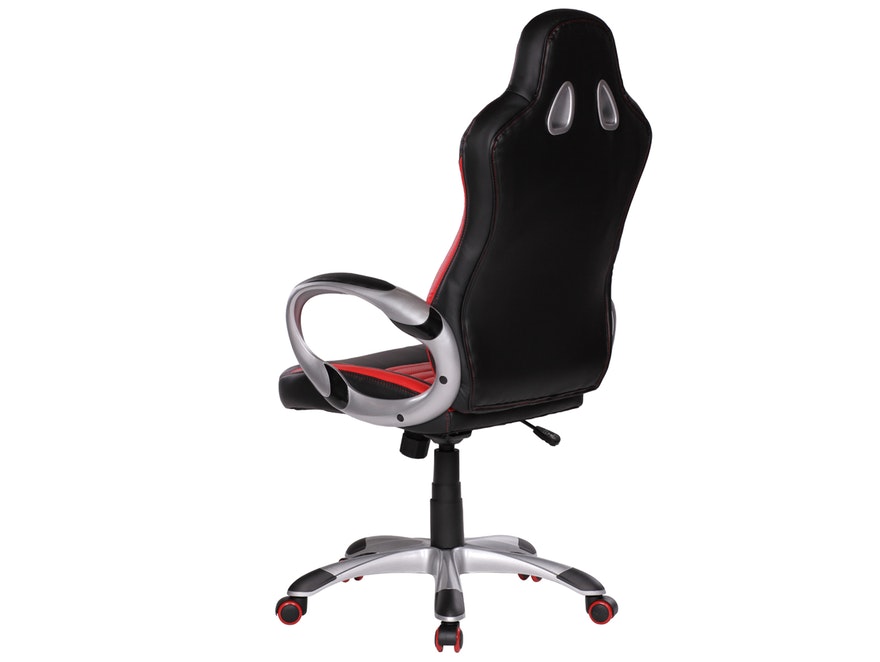 SalesFever® Schreibtischstuhl rot/schwarz Nava Racing Design 11117 - 4