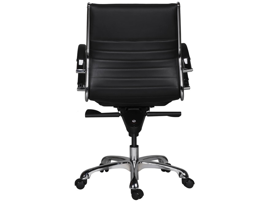 SalesFever® Schreibtischstuhl schwarz Roche 2 aus Echtleder 11131 - 5