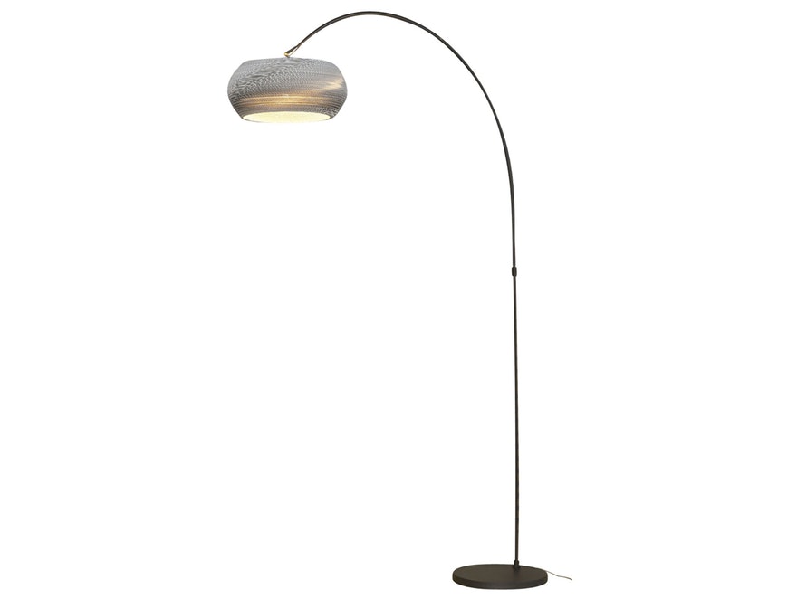 SalesFever® Stehlampe weiß/grau Lupina n-7091-4610 - 1