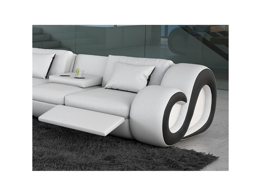 Innocent® Sofa weiß 3-Sitzer Nesta mit Funktion und LED n-8017-5364 - 6