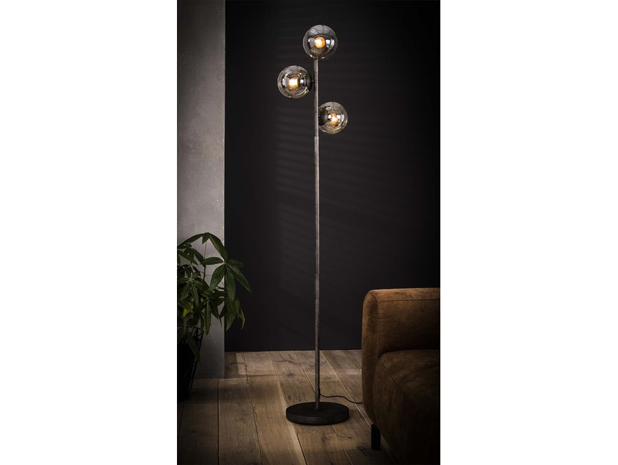 SalesFever® Stehlampe mit 3 Leuchten Glaskugeln Alvaro 7243/29 - 3