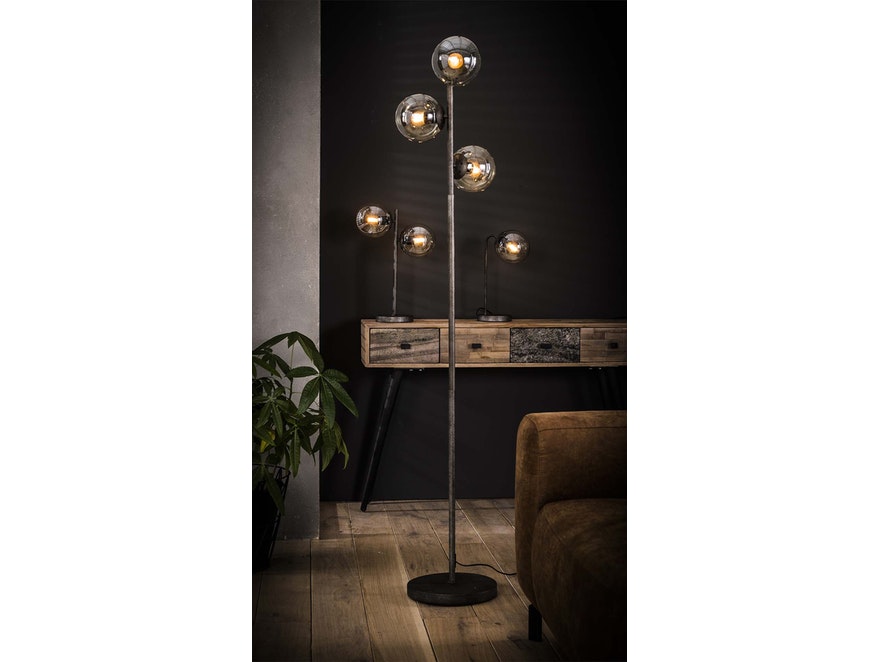 SalesFever® Stehlampe mit 3 Leuchten Glaskugeln Alvaro 7243/29 - 4