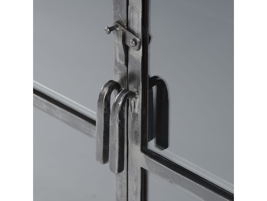 SalesFever® Vitrine Rifto mit 2 Türen aus Metall Ivano 5863/44G - 3