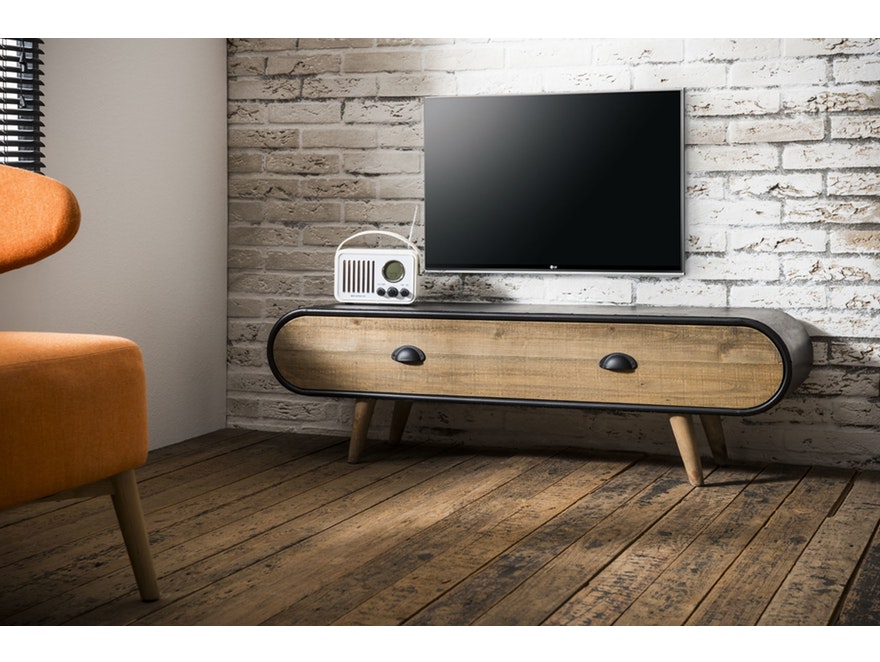 SalesFever® TV-Board mit Schublade aus Holz Eliano 3349/44 - 3