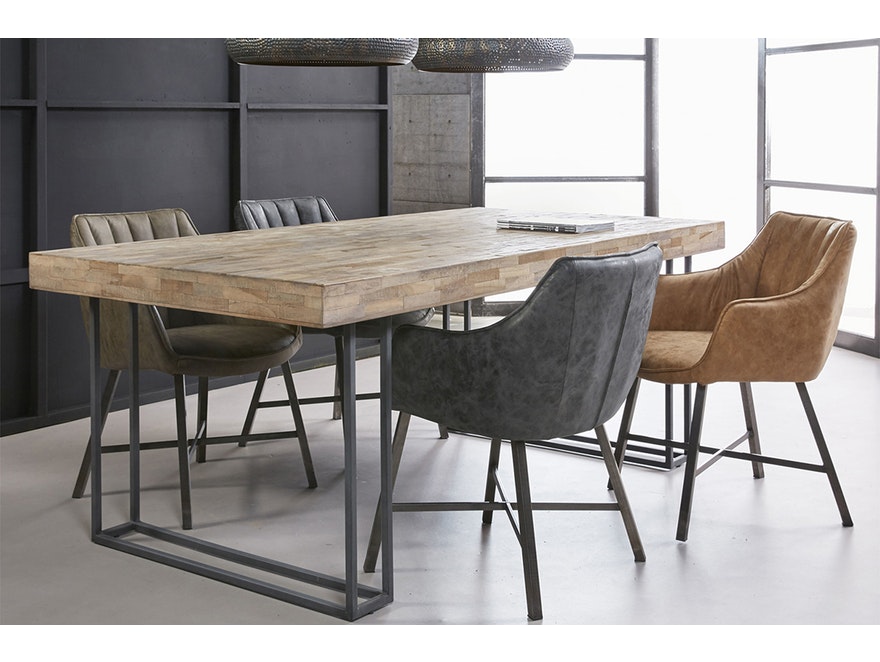 SalesFever® Esszimmertisch aus Holz 200 x 100 cm Lesley 13466 - 1