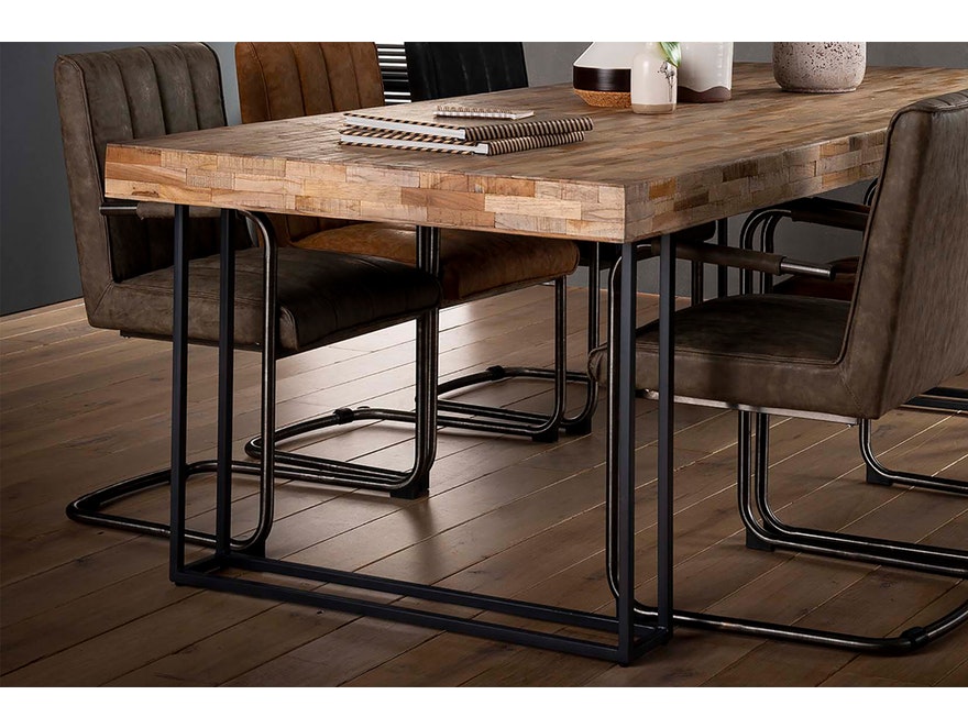 SalesFever® Esszimmertisch aus Holz 240 x 100 cm Lesley 387757 - 3