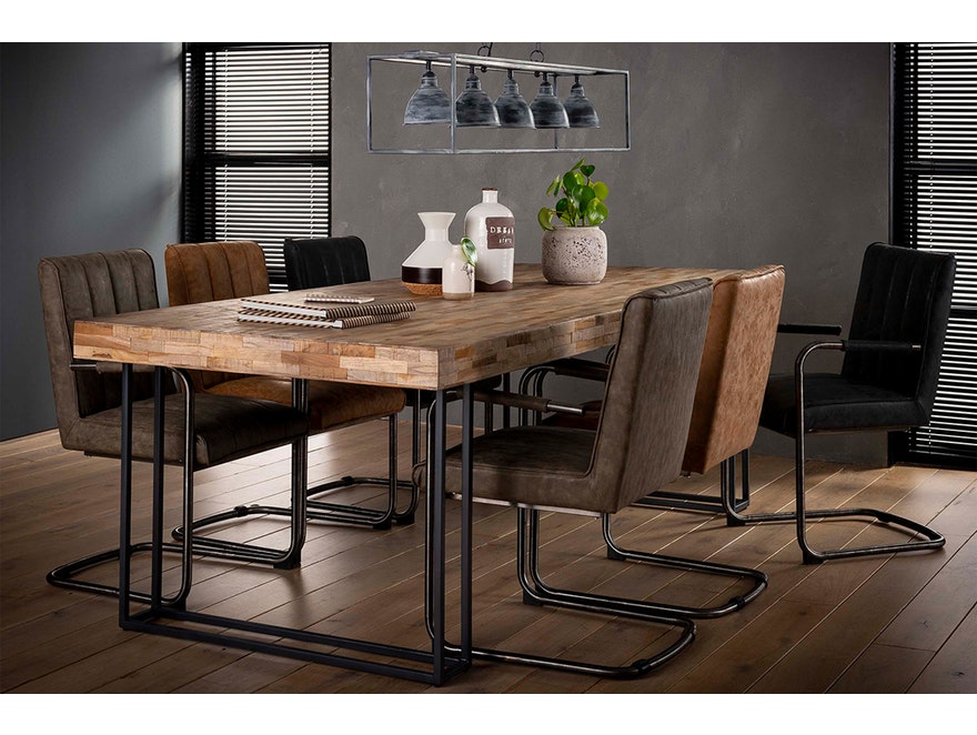 SalesFever® Esszimmertisch aus Holz 240 x 100 cm Lesley 387757 - 4