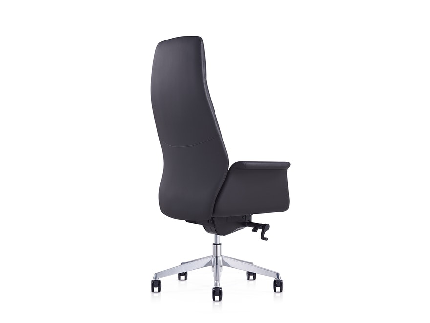 SalesFever® Bürostuhl Schreibtischstuhl schwarz aus Kunstleder COCOON 390504 - 6