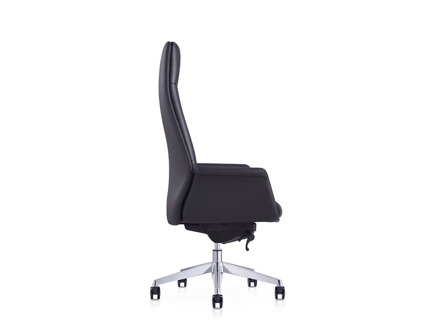 SalesFever® Bürostuhl Schreibtischstuhl schwarz aus Kunstleder COCOON 390504 - 5