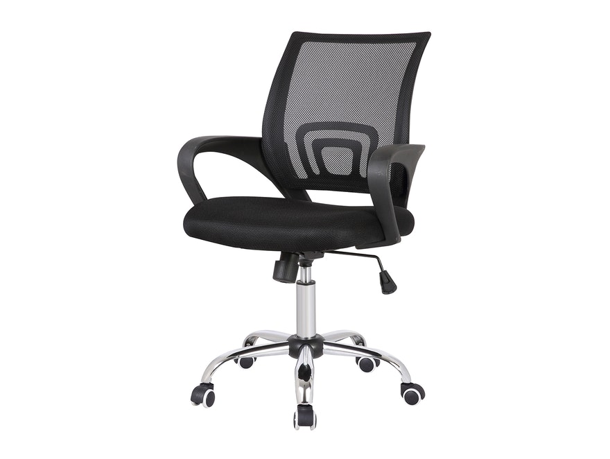 SalesFever® Bürostuhl Schreibtischstuhl schwarz/grau mit Netzbespannung PEJO 389652 - 1