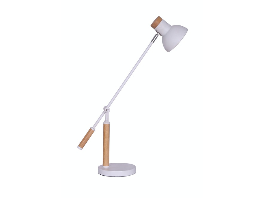 SalesFever® Schreibtischlampe weiß verstellbar Ludvig 393987 - 1