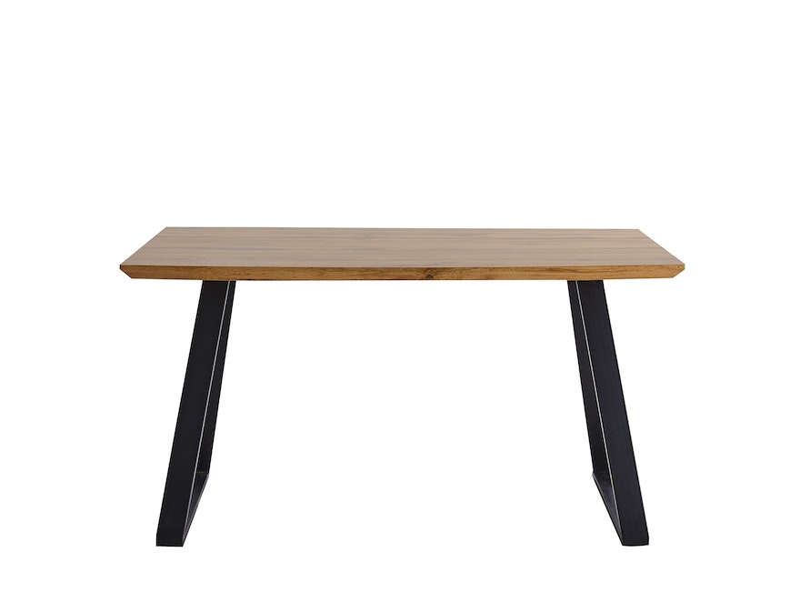 SalesFever® Tisch 140x80 cm mit sich verjüngendem Kufengestell 361559 - 1