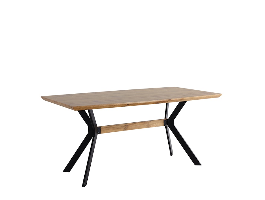 SalesFever® Tisch 160x90 cm 4 Beine durch eine Querstrebe verbunden 361566 - 2