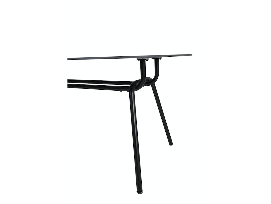 SalesFever® Tisch 150x90 cm abgerundete Ecken, Sintersteinplatte 361665 - 3