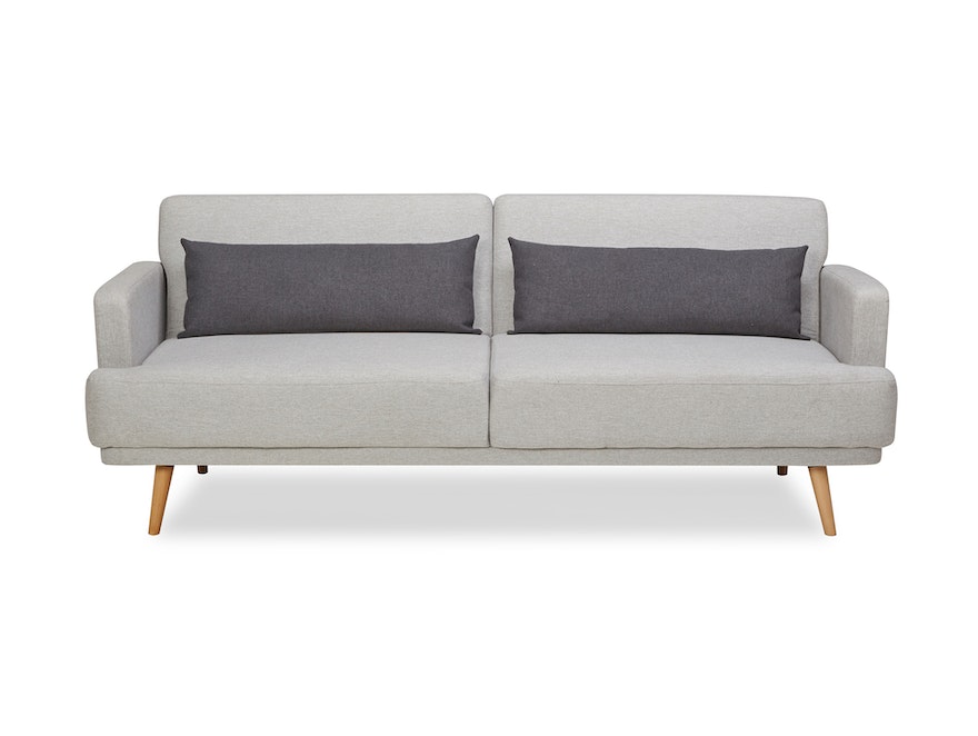 SalesFever® 3-Sitzer Sofa Webstoff Grau Olav 368527 - 11