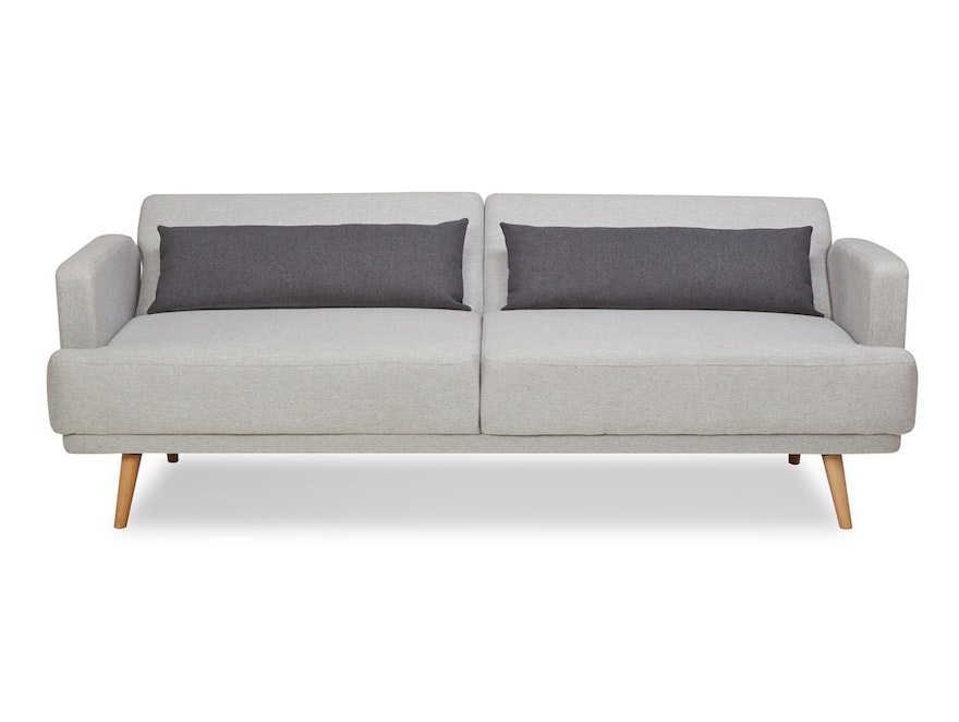 SalesFever® 3-Sitzer Sofa Webstoff Grau Olav 368527 - 14