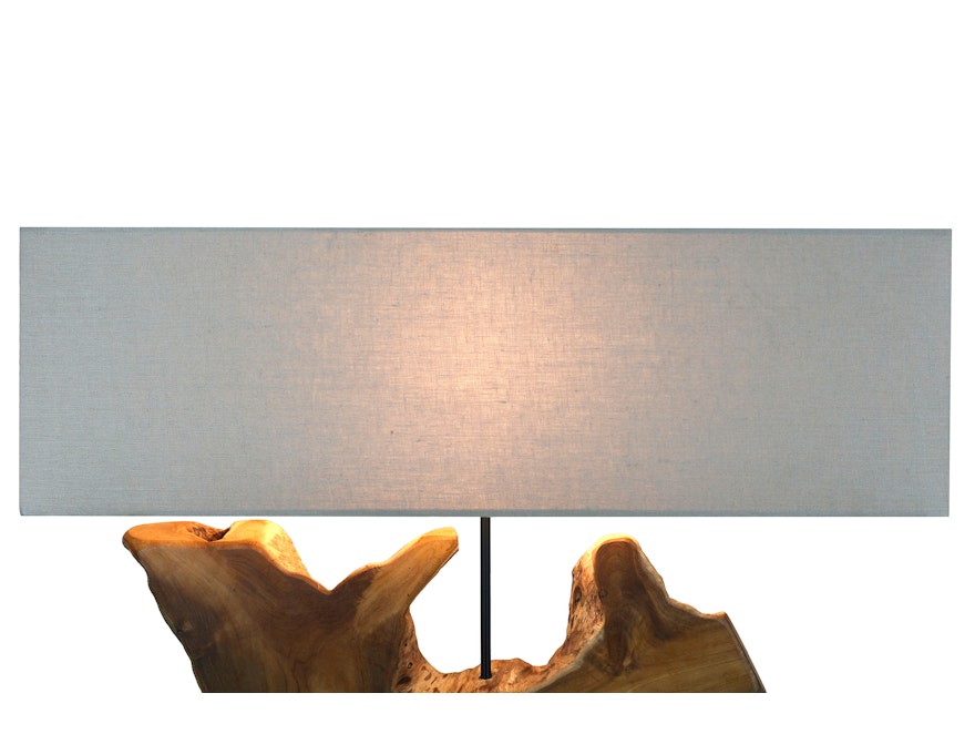 SalesFever® Tischleuchte Treibholz/Leinen Natur 59 cm Breeze 367322 - 10
