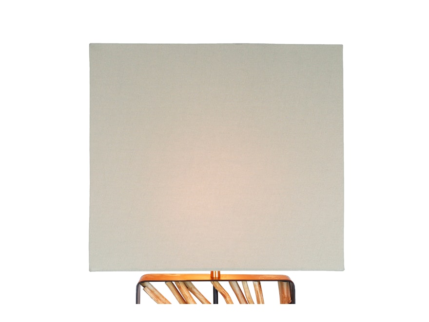 SalesFever® Stehleuchte Treibholz Natur/Beige 165 cm Juno 367339 - 3