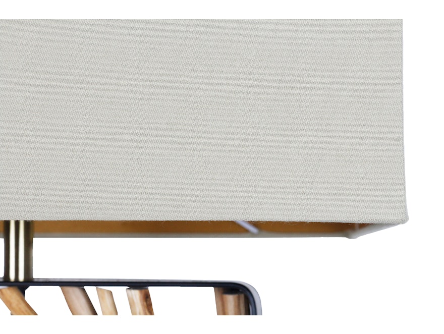 SalesFever® Stehleuchte Treibholz Natur/Beige 165 cm Juno 367339 - 6