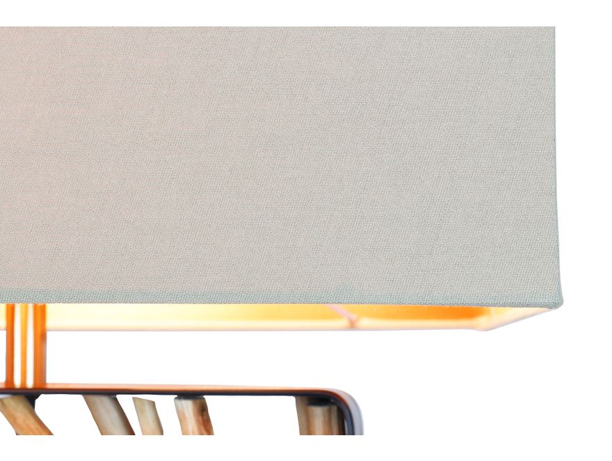 SalesFever® Stehleuchte Treibholz Natur/Beige 165 cm Juno 367339 - 7