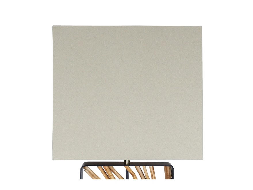 SalesFever® Stehleuchte Treibholz Natur/Beige 165 cm Juno 367339 - 9