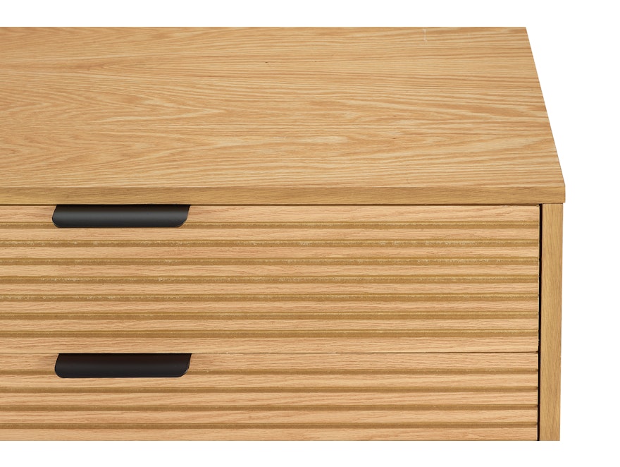 SalesFever® Kommode 80 cm mit 3 Schubladen aus Eiche Echtholzfurnier Lyon 371695 - 8