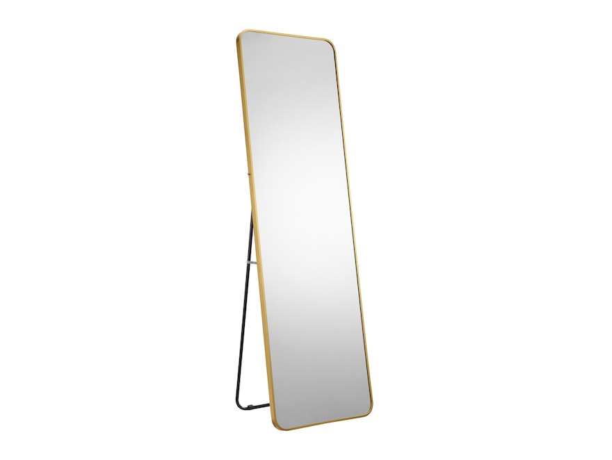 SalesFever® Standspiegel mit goldfarbenem Rahmen 50x160 cm Rampart 367124 - 1