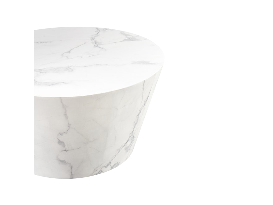 SalesFever® Couchtisch rund Ø 80 cm in Marmoroptik Weston 367711 - 3